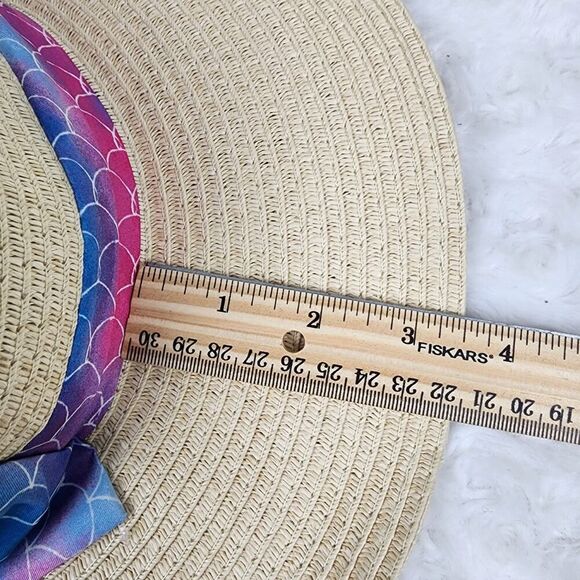 O'rageous Mermaid Floppy Sunhat Natural Size OS - Picture 8 of 10